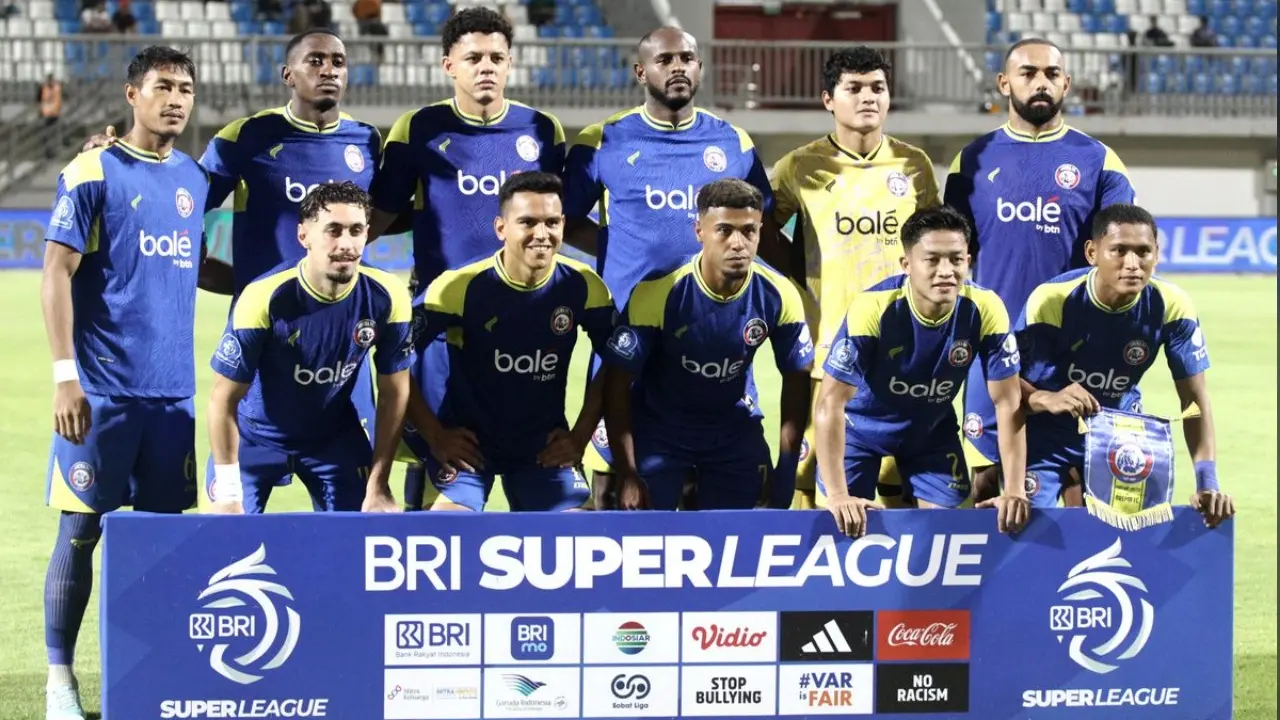 Hasil BRI Super League: Arema FC Amankan Kemenangan 2-0 Atas Persis Solo Berkat Brace Gabriel Silva
