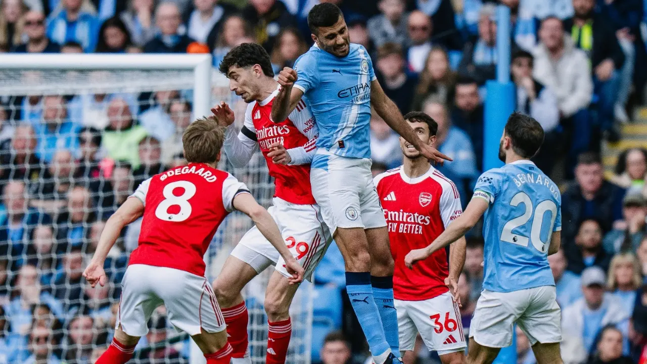 Manchester City Tumbangkan Arsenal 2-1, Perebutan Gelar Liga Inggris Makin Sengit