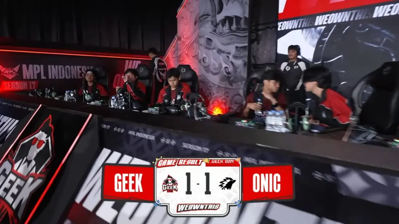 Hasil Mpl Id S17 Pekan Ke 5 Geek Fam Bangkit Dan Menyamakan Kedudukan 1 1 Atas Onic Esports Usai Dominasi Kuat Di Game Kedua