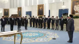 Prabowo Subianto Reshuffle Kabinet, Ini Daftar Menteri yang Dilantik Sore ini