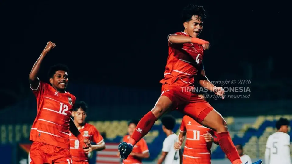 Timnas Indonesia U-17 Tundukkan Timor Leste dengan Skor 4-0