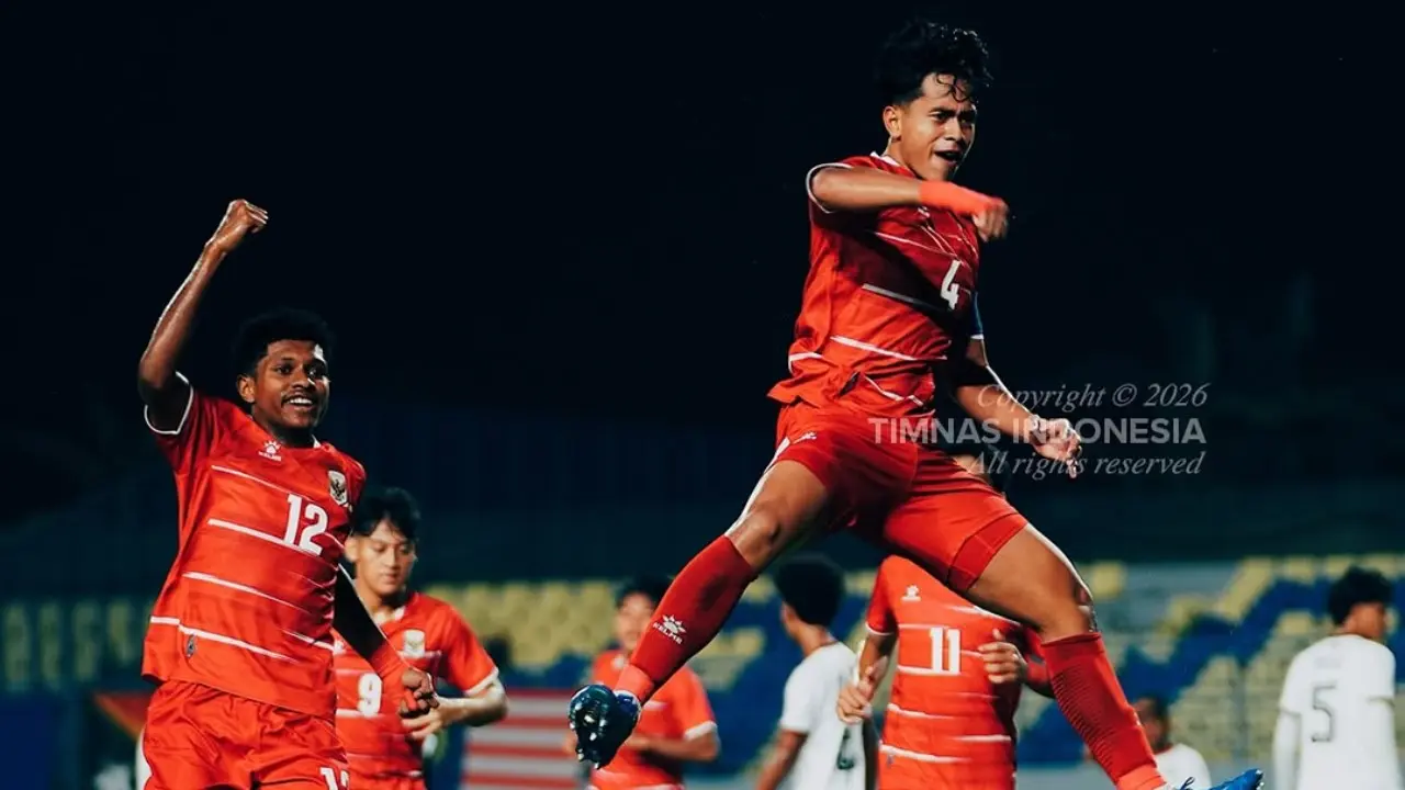 Timnas Indonesia U-17 Tundukkan Timor Leste dengan Skor 4-0