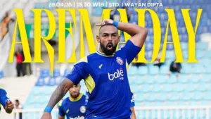 Arema FC Hadapi Persebaya Surabaya di Stadion Dipta Tanpa Penonton