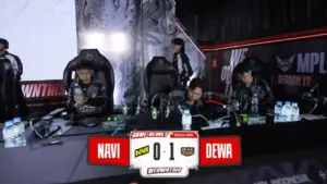 DEWA United Esports Unggul 1-0 Atas NAVI di Game Pertama MPL ID S17 Pekan ke-6