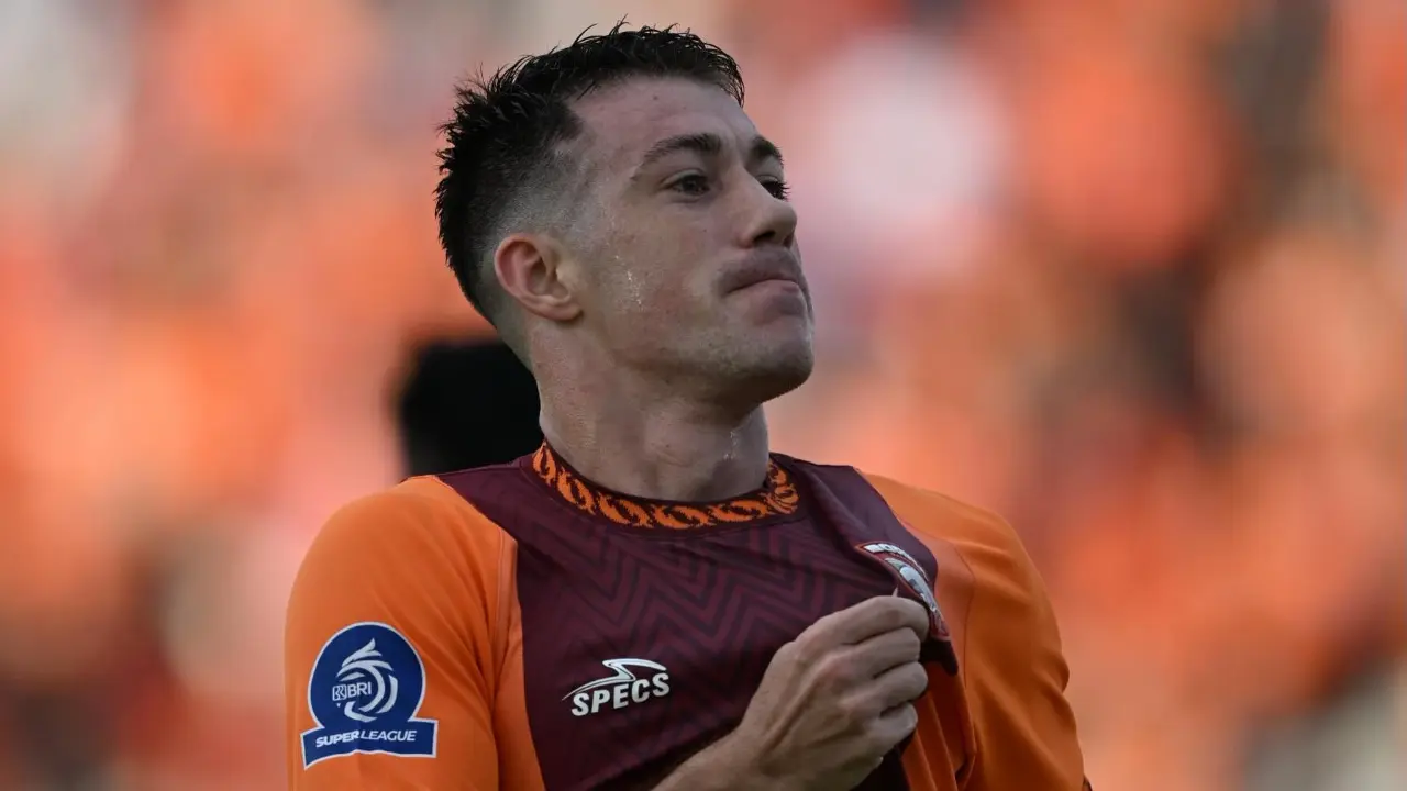 Dua Gol Mariano Peralta Bawa Borneo Fc Unggul Telak 4 0 Atas Malut United Di Babak Pertama