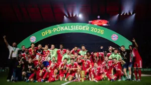 Harry Kane Antar Bayern Munchen Juara DFB Pokal 2025/2026 dan Akui Bangga dengan Performa Tim