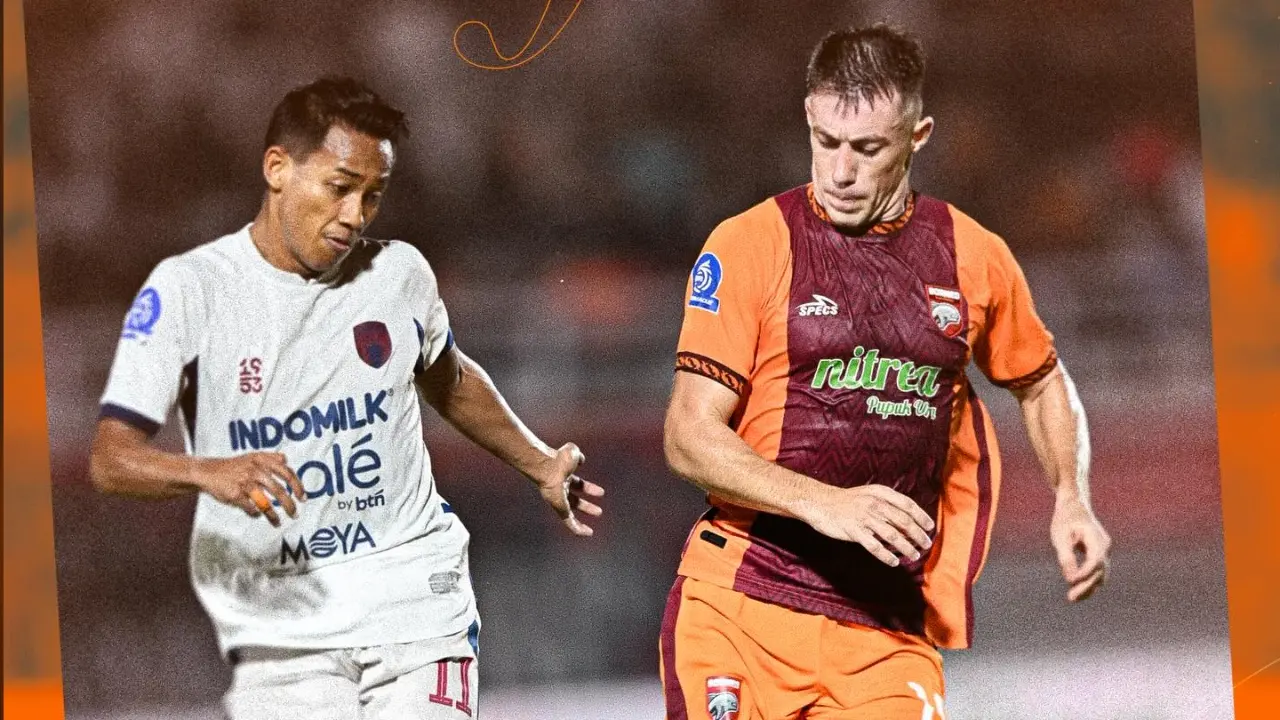 Hasil Babak Pertama Borneo Fc Vs Persita Tangerang Gol Mariano Peralta Bawa Pesut Etam Unggul 1 0 Atas Tim Tamu