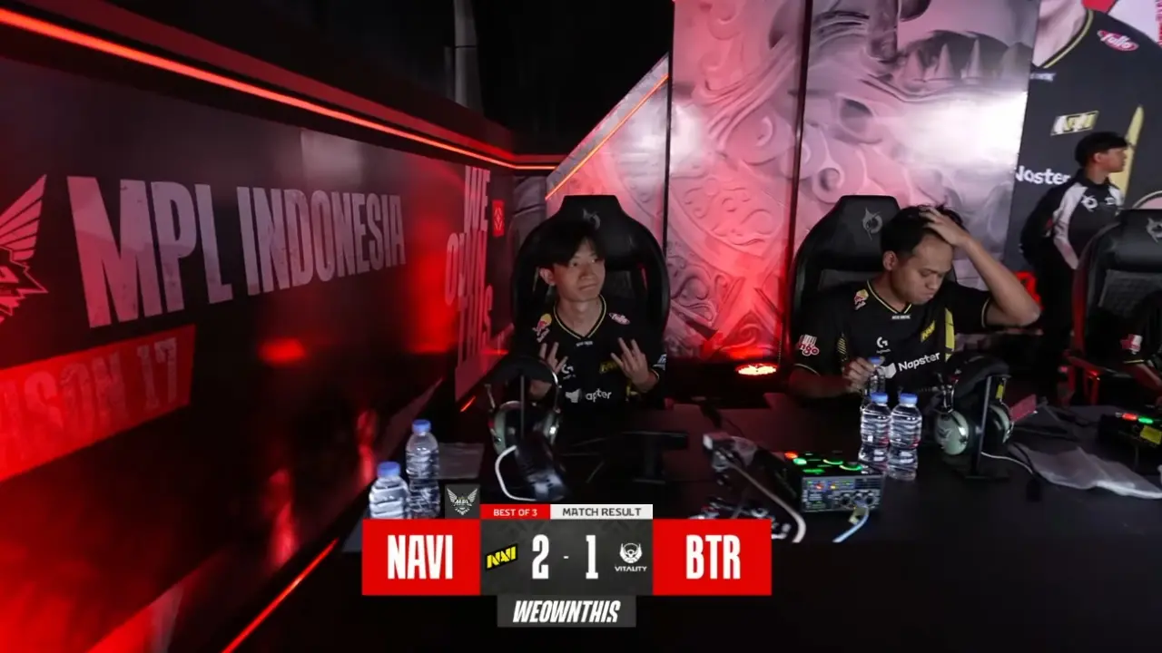 NAVI Bungkam Bigetron by Vitality 2-1 di MPL ID S17 Hari ke-3 Pekan ke-7, Debut Jiizee dan Zeonn Berbuah Manis