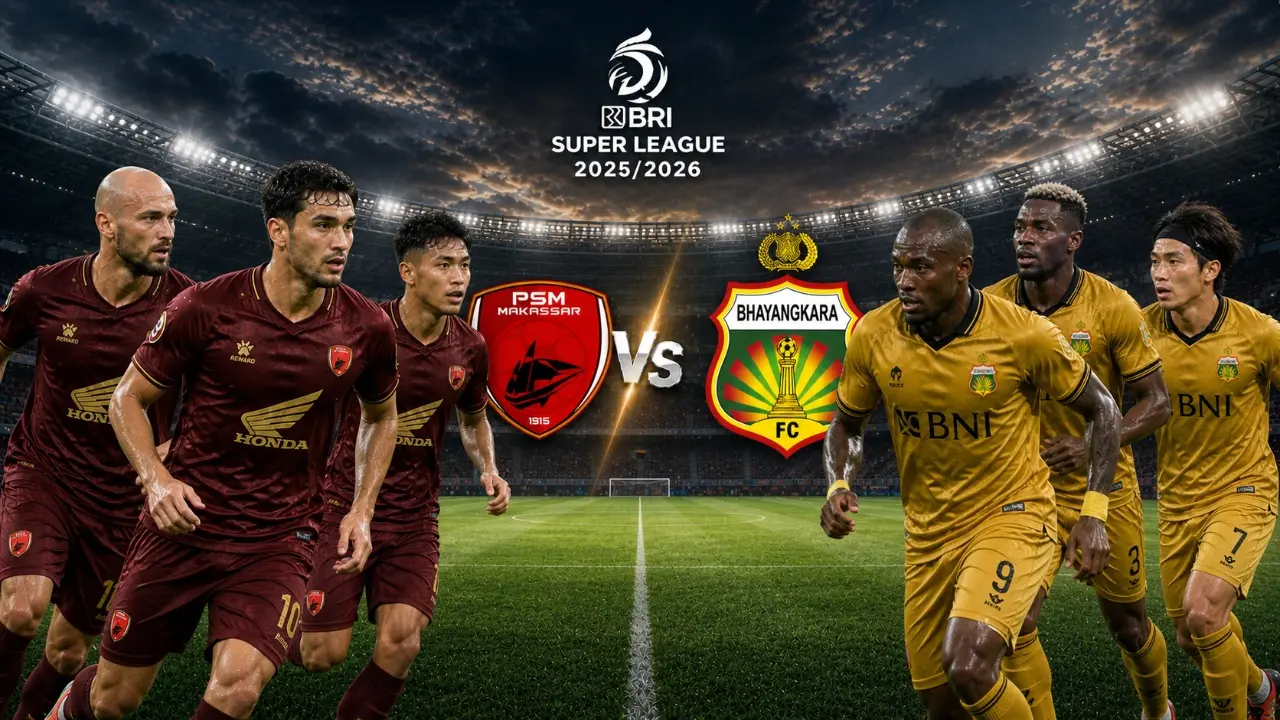 Prediksi Susunan Pemain Psm Makassar Vs Bhayangkara Fc Di Liga Super Indonesia Big Match Tanpa Pemain Kunci