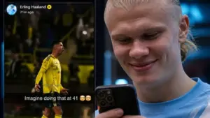 Reaksi Erling Haaland Atas Gol ke-970 Cristiano Ronaldo: Puji Ketajaman Sang Megabintang