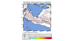 Gempa M 3,6 Guncang Tenggara Nabire, Papua Tengah