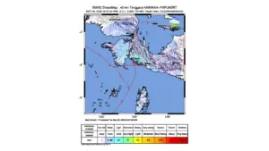 Gempa M 5,1 Guncang Tenggara Kaimana, Papua Barat