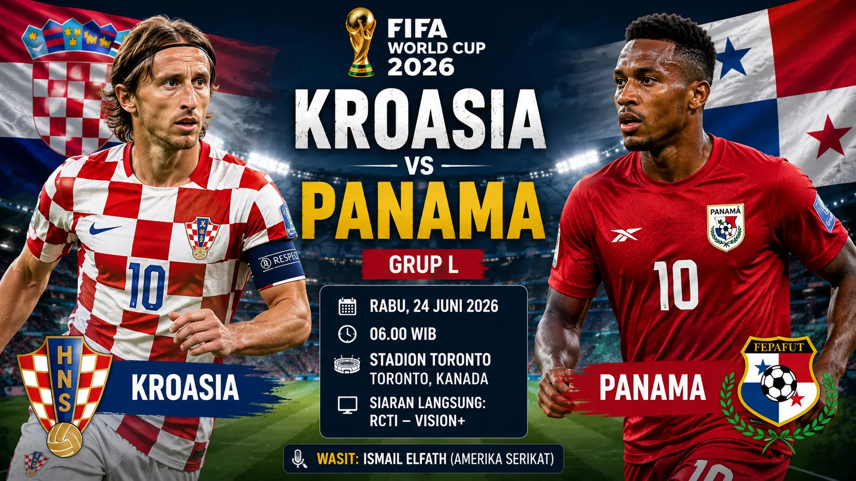 Piala Dunia 2026 Kroasia Incar Bangkit Saat Hadapi Panama Di Toronto