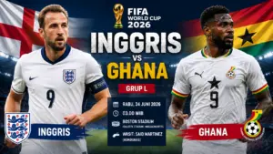 Prediksi Inggris vs Ghana di Piala Dunia 2026: The Three Lions Incar Tiket 32 Besar