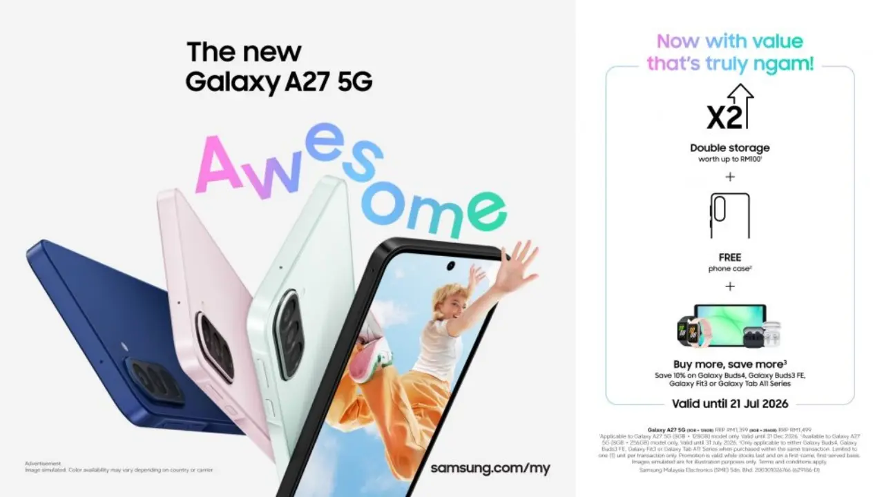 Samsung Galaxy A27 5g Meluncur Dengan Layar Amoled 120hz Snapdragon 6 Gen 3 Dan Dukungan Ai Generasi Baru