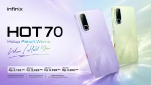 Spesifikasi dan Harga Infinix HOT 70 di Indonesia, Andalkan NFC Serta Fast Charging 45W