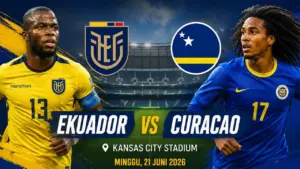 Ekuador dan Curacao Berebut Poin Perdana di Grup E Piala Dunia 2026