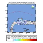 Gempa M 4,5 Guncang Utara Buol, Sulawesi Tengah