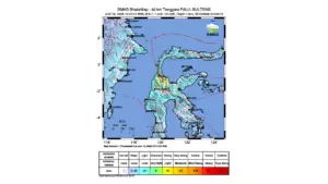 Gempa M 6,7 Guncang Tenggara Palu, Sulawesi Tengah