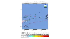 Gempa M 5,3 Guncang Timur Laut Maluku Barat Daya, Maluku