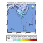 Gempa M 5,2 Guncang Barat Laut Tahuna, Sulawesi Utara
