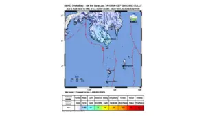 Gempa M 5,2 Guncang Barat Laut Tahuna, Sulawesi Utara