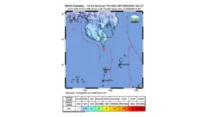 Gempa M 5,3 Guncang Barat Laut Tahuna, Sulawesi Utara