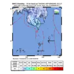 Gempa M 5,2 Guncang Barat Laut Tahuna, Kepulauan Sangihe, Sulawesi Utara