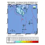 Gempa M 5,6 Guncang Barat Laut Tahuna, Sulawesi Utara