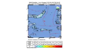 Gempa M 5,7 Guncang Tenggara Tutuyan, Sulawesi Utara