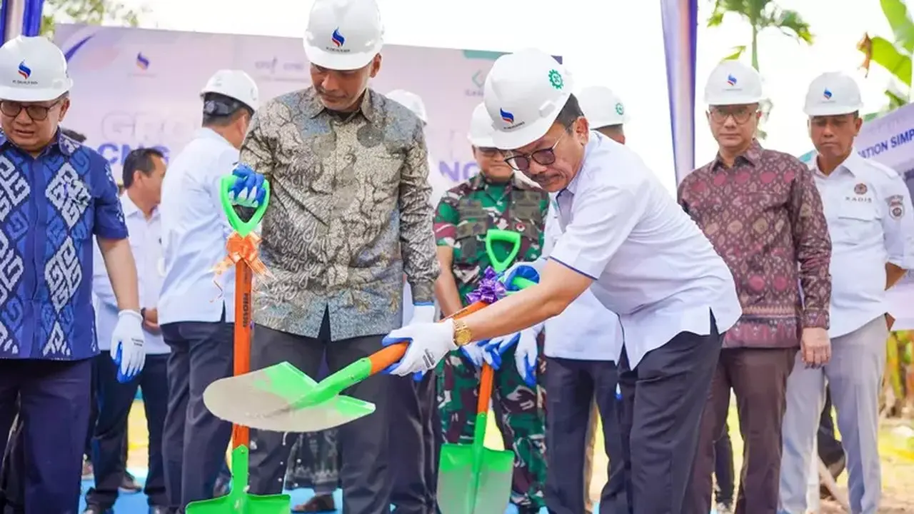 CGAS Mulai Bangun CNG Station Simpang Y di Ogan Ilir