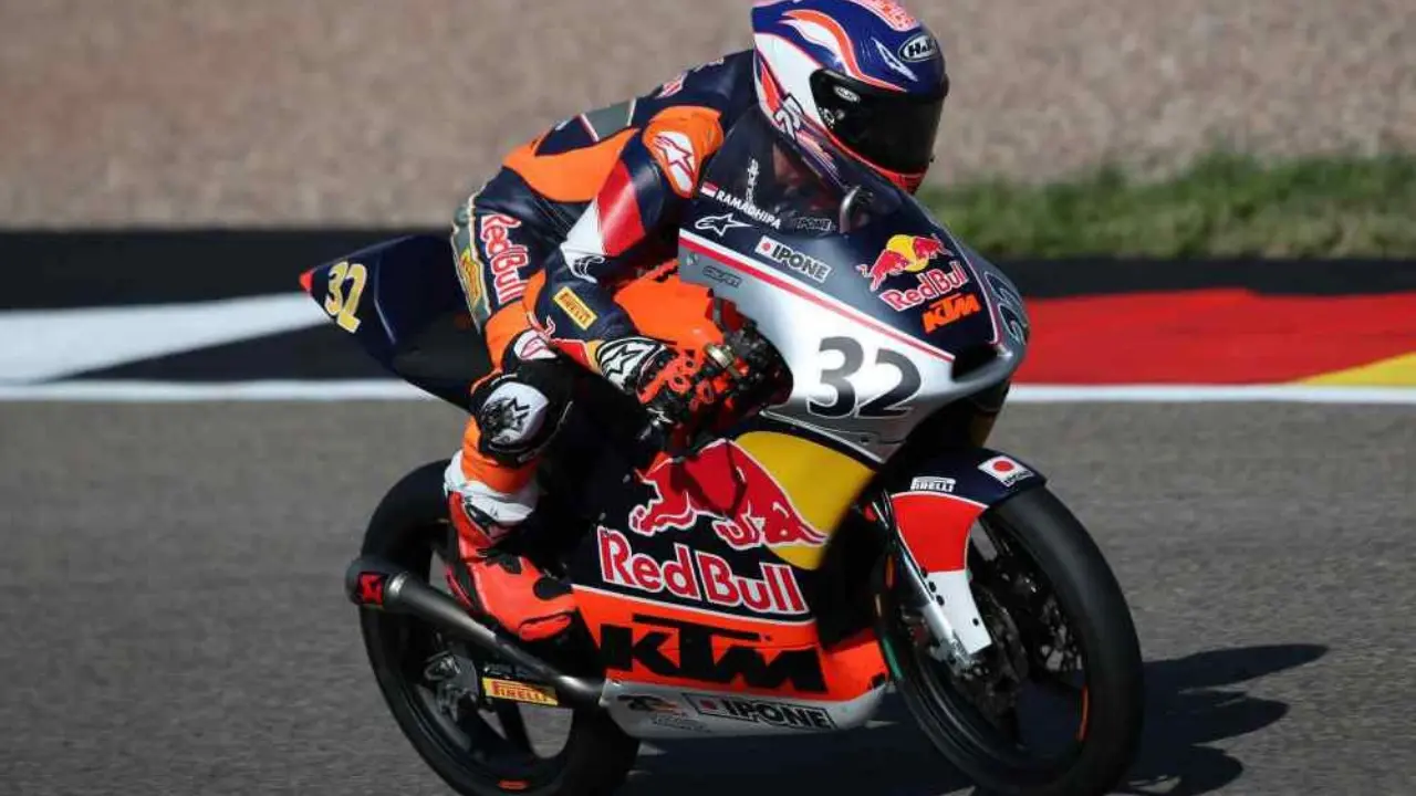 Kiandra Ramadhipa Melonjak ke Peringkat 3 Klasemen Setelah Rebut Kemenangan di Red Bull MotoGP Rookies Cup 2026 Sachsenring