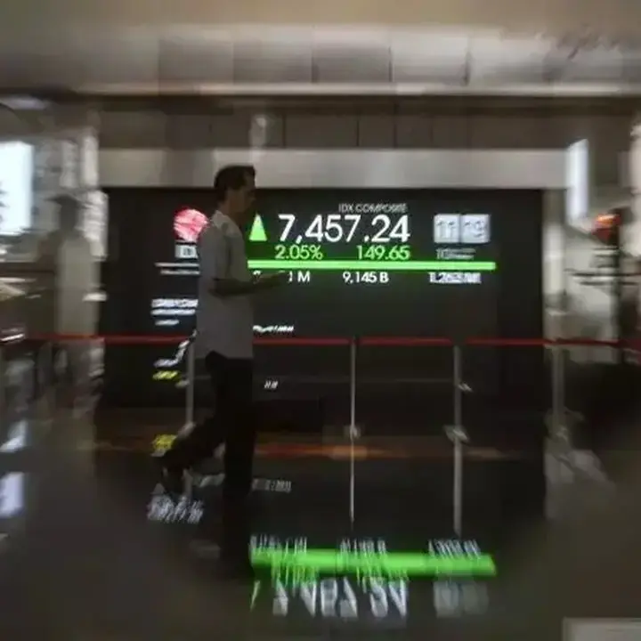 IHSG Menguat di Sesi I, Lima Saham Melonjak Hingga 24,62%