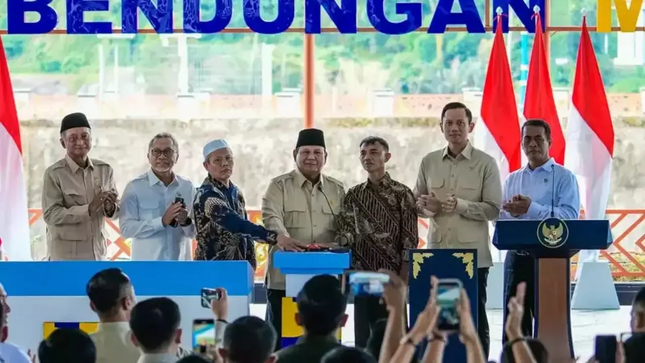 Presiden Resmikan Lima Bendungan, Dua Proyek Dikerjakan Nindya Karya